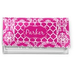 Moroccan & Damask Vinyl Checkbook Cover (Personalized)