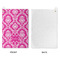 Moroccan & Damask Waffle Weave Golf Towel - Approval