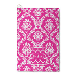 Moroccan & Damask Waffle Weave Golf Towel (Personalized)