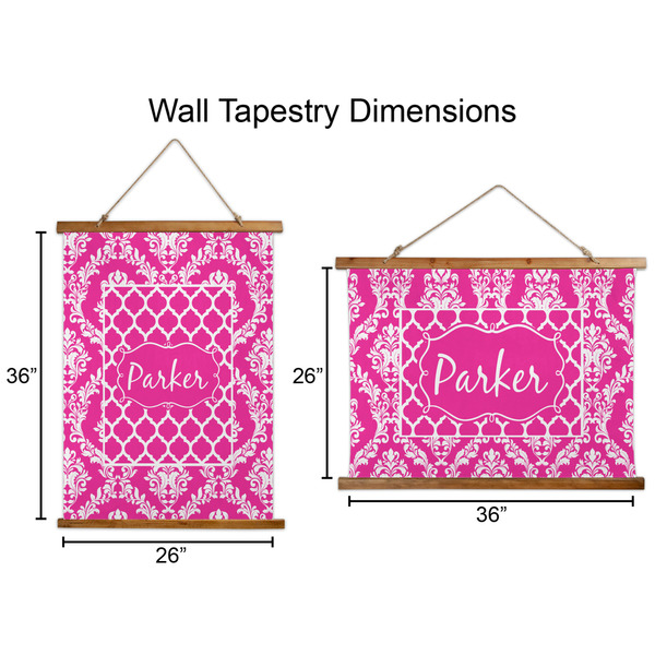 Moroccan & Damask Wall Hanging Tapestries - Parent/Sizing