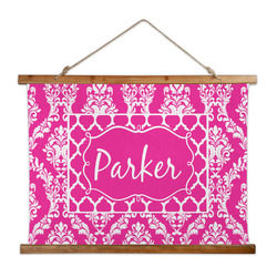 Moroccan & Damask Wall Hanging Tapestry - Wide (Personalized)