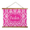 Moroccan & Damask Wall Hanging Tapestry - Wide (Personalized)