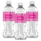 Moroccan & Damask Water Bottle Labels - Front View