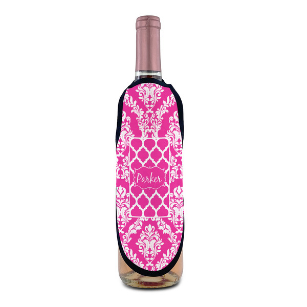Moroccan & Damask Wine Bottle Apron - IN CONTEXT