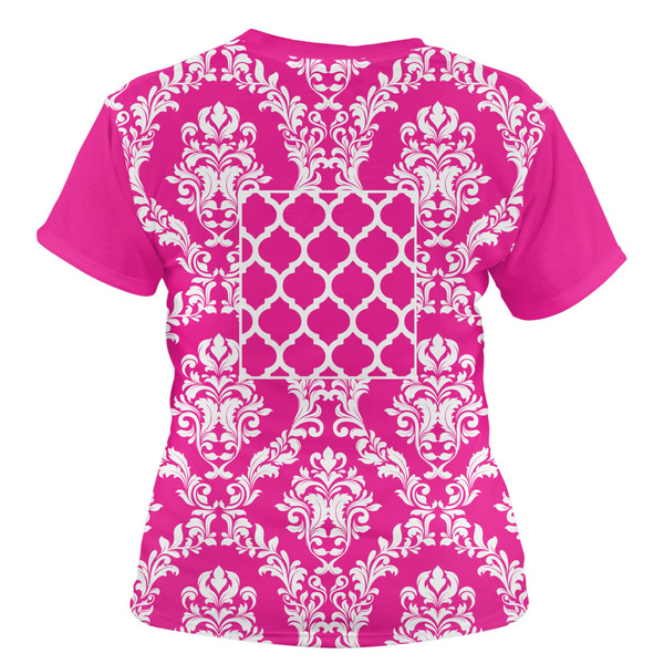 Moroccan & Damask Women's T-shirt Back
