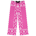 Moroccan & Damask Womens Pajama Pants - S