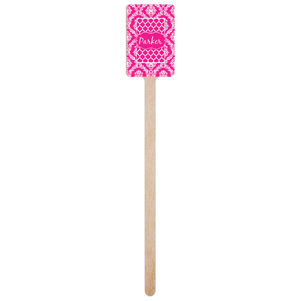 Moroccan & Damask Wooden 6.25" Stir Stick - Rectangular - Single Stick