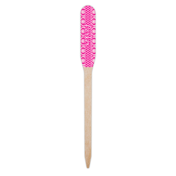 Moroccan & Damask Wooden Food Pick - Paddle - Single Pick