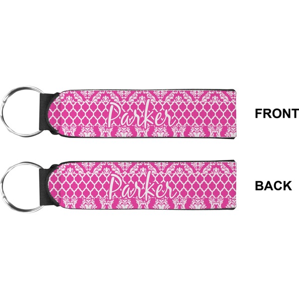 Moroccan & Damask Wristlet (Front + Back)