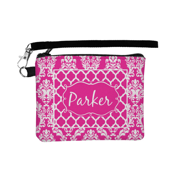 Custom Moroccan & Damask Wristlet ID Case w/ Name or Text