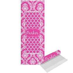 Moroccan & Damask Yoga Mat - Printed Front (Personalized)