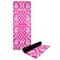 Moroccan & Damask Yoga Mat with Black Rubber Back Full Print View