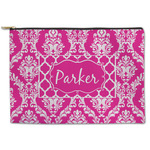 Moroccan & Damask Zipper Pouch - Large - 12.5"x8.5" (Personalized)