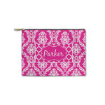 Moroccan & Damask Zipper Pouch - Small - 8.5"x6" (Personalized)