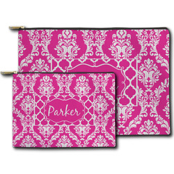 Moroccan & Damask Zipper Pouch (Personalized)