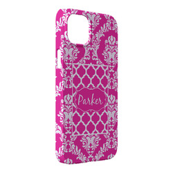 Moroccan & Damask iPhone Case - Plastic - iPhone 14 Plus (Personalized)