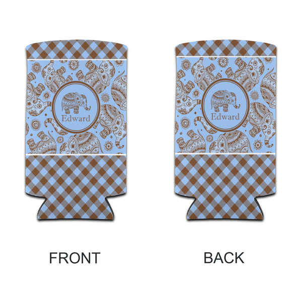 Gingham & Elephants 12oz Tall Can Sleeve - APPROVAL