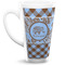 Gingham & Elephants 16 Oz Latte Mug - Front