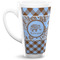 Gingham & Elephants 16 Oz Latte Mug (Personalized)