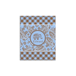 Gingham & Elephants Posters - Matte - 16x20 (Personalized)