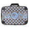 Gingham & Elephants Hard Shell Briefcase - 18" (Personalized)