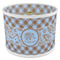 Gingham & Elephants 8" Drum Lampshade - ANGLE Poly-Film