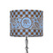 Gingham & Elephants 8" Drum Lamp Shade - Fabric (Personalized)