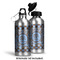 Gingham & Elephants Aluminum Water Bottle - Alternate lid options