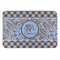 Gingham & Elephants Anti-Fatigue Kitchen Mat (Personalized)