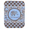 Gingham & Elephants Baby Swaddling Blanket (Personalized)