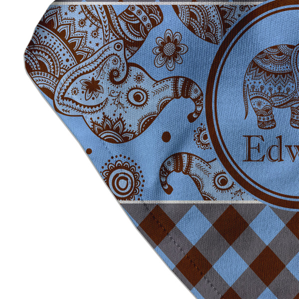 Gingham & Elephants Bandana Detail