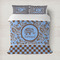 Gingham & Elephants Duvet Cover (Personalized)