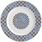 Gingham & Elephants Ceramic Dinner Plates (Set of 4) (Personalized)
