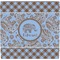 Gingham & Elephants Ceramic Tile Hot Pad