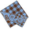 Gingham & Elephants Cloth Napkins - Personalized Lunch & Dinner (PARENT MAIN)