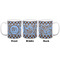 Gingham & Elephants Coffee Mug - 11 oz - White APPROVAL