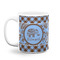 Gingham & Elephants Coffee Mug (Personalized)