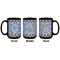 Gingham & Elephants Coffee Mug - 15 oz - Black APPROVAL