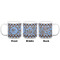 Gingham & Elephants Coffee Mug - 20 oz - White APPROVAL