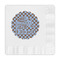 Gingham & Elephants Embossed Decorative Napkins (Personalized)