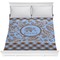 Gingham & Elephants Comforter - Full / Queen (Personalized)