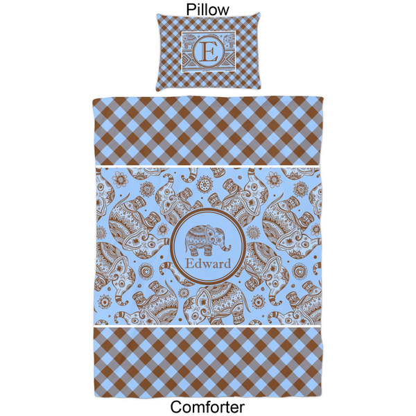 Gingham & Elephants Comforter Set - Twin - Approval