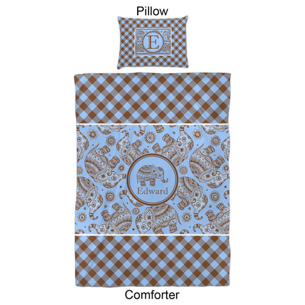 Gingham & Elephants Comforter Set - Twin XL - Approval