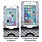 Gingham & Elephants Compare Phone Stand Sizes - with iPhones