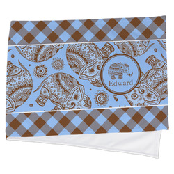 Gingham & Elephants Cooling Towel (Personalized)