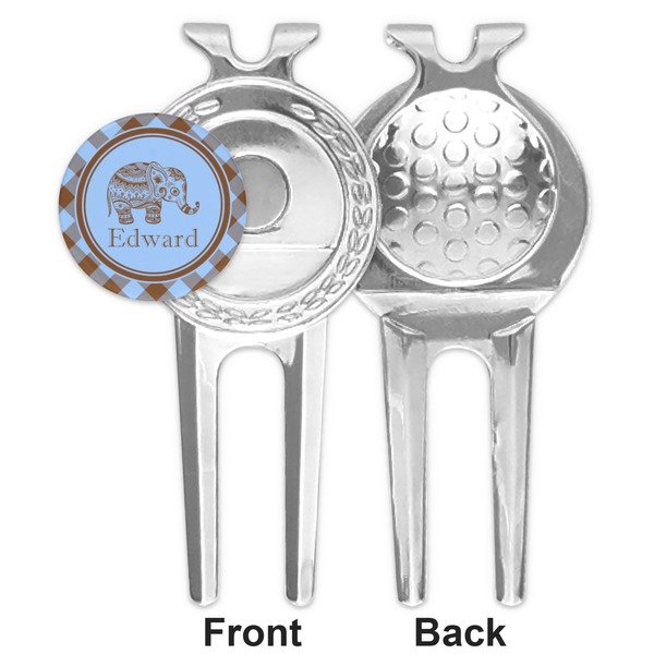 Gingham & Elephants Divot Tool - Second