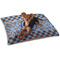 Gingham & Elephants Dog Bed - Small w/ Name or Text