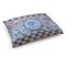 Gingham & Elephants Dog Bed - Medium w/ Name or Text