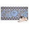 Gingham & Elephants Dog Towel (Personalized)