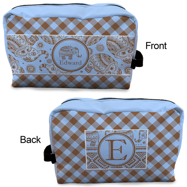 Gingham & Elephants Dopp Kit - Approval